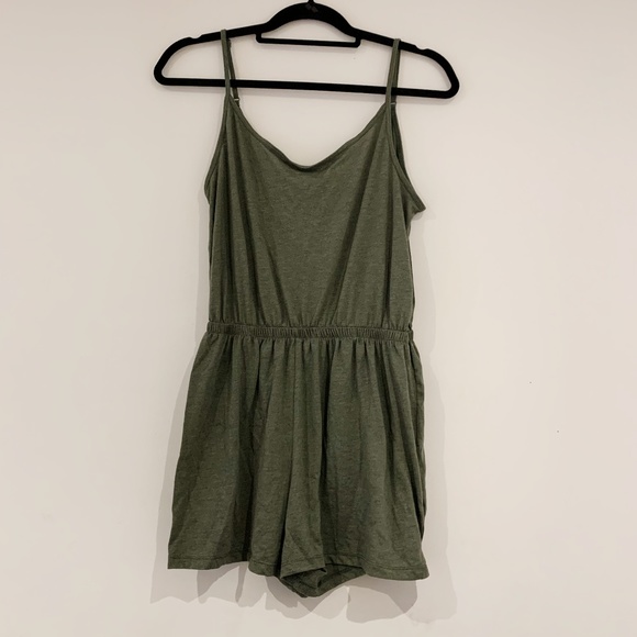 H&M Pants - Divided by H&M Green Romper